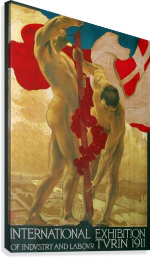 International Exhibition of Industry and Labour Turin 1911  Canvas Print