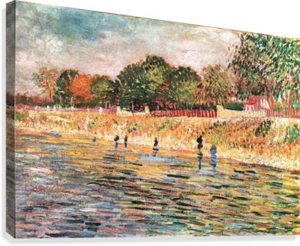River bank Canvas Print