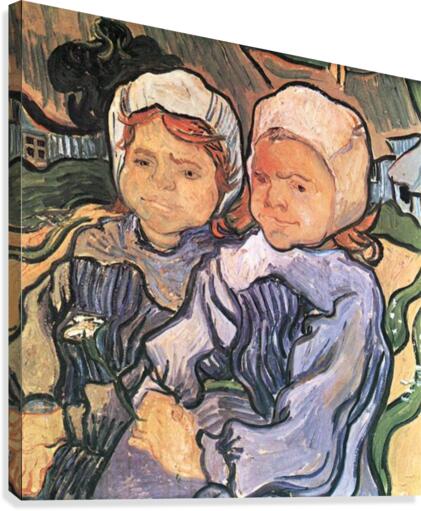 Two Children 1 Canvas Print