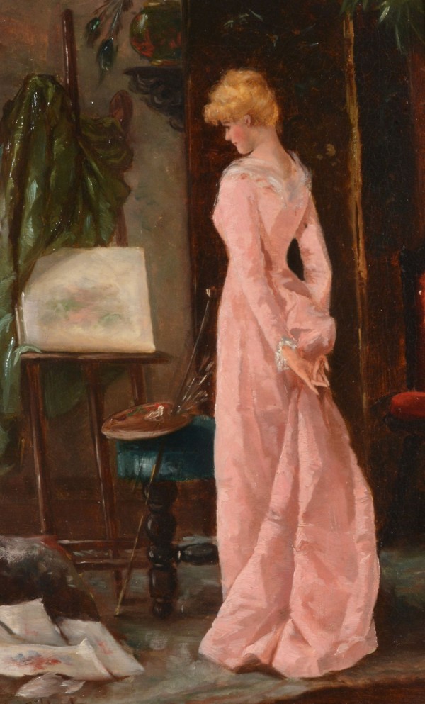 Elegant lady Print