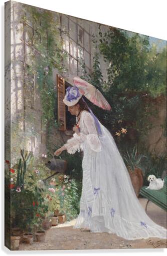 Flower Care Canvas Print