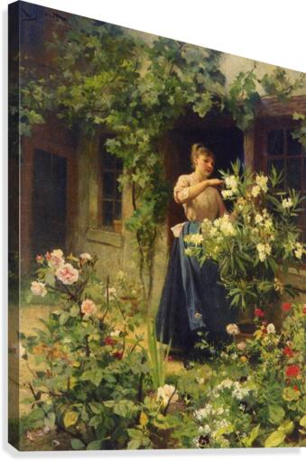 Gardening Canvas Print