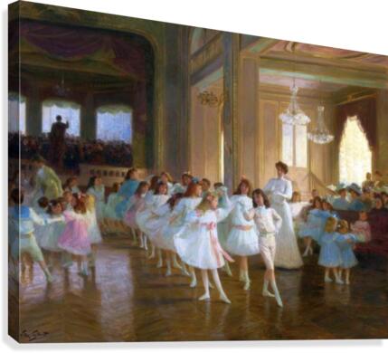 Spectacle de danse Canvas Print