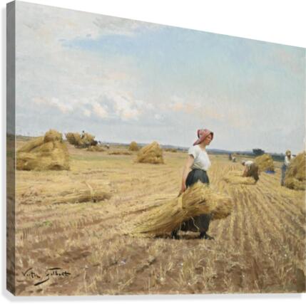 La moisson Canvas Print