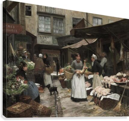 Market Day Canvas Print