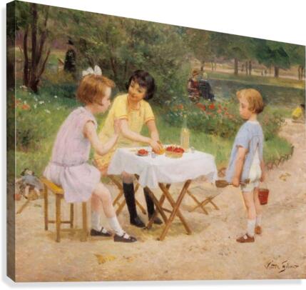 Le Gouter Canvas Print