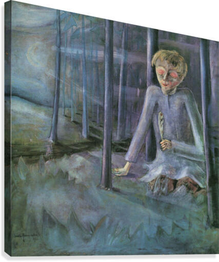 Dreaming boy Canvas Print