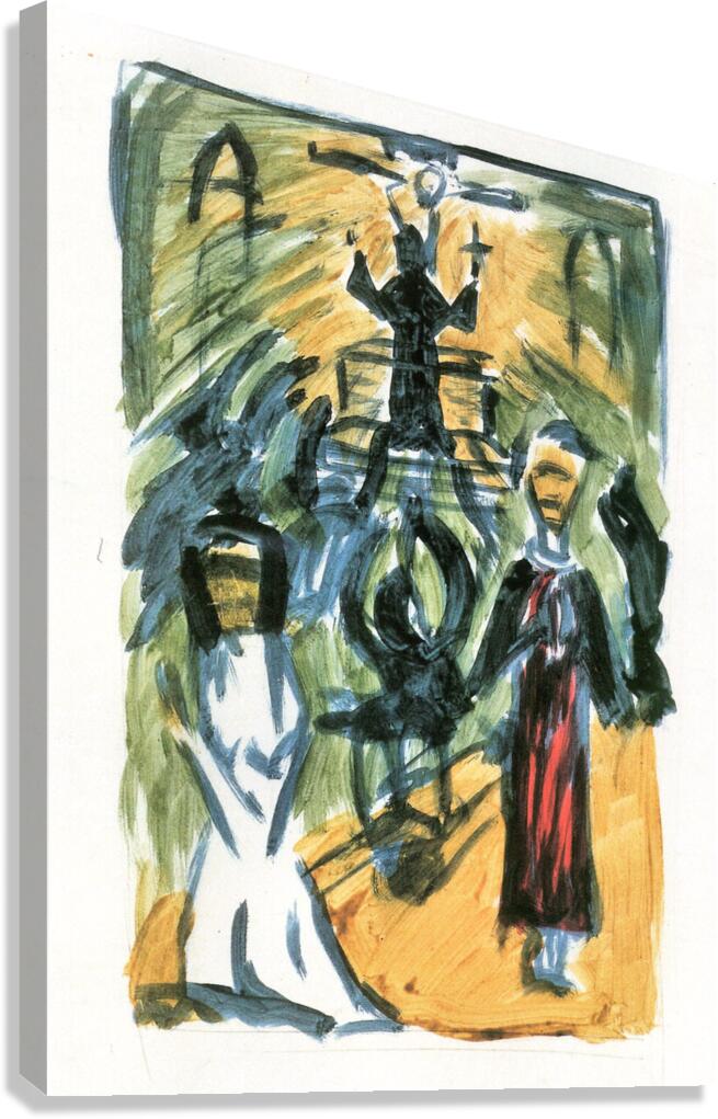The confession Canvas Print