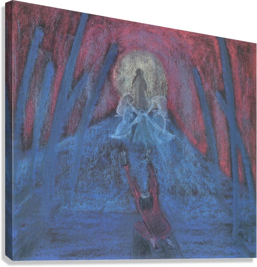 The dreaming boy Canvas Print