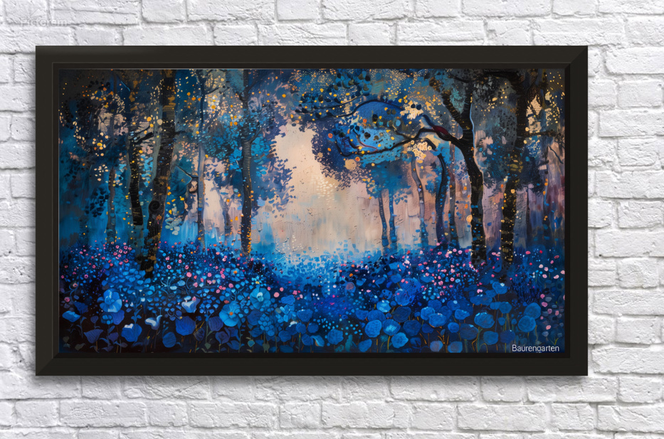 a sharp printable gustav Klimt landscape master 3 by ASAR