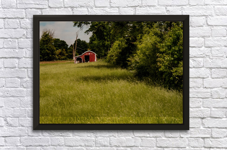 Red Shed Dave Therrien Canvas