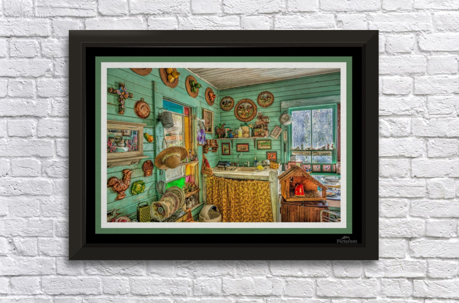 Antique Cajun Kitchen Hdr Digicam Canvas