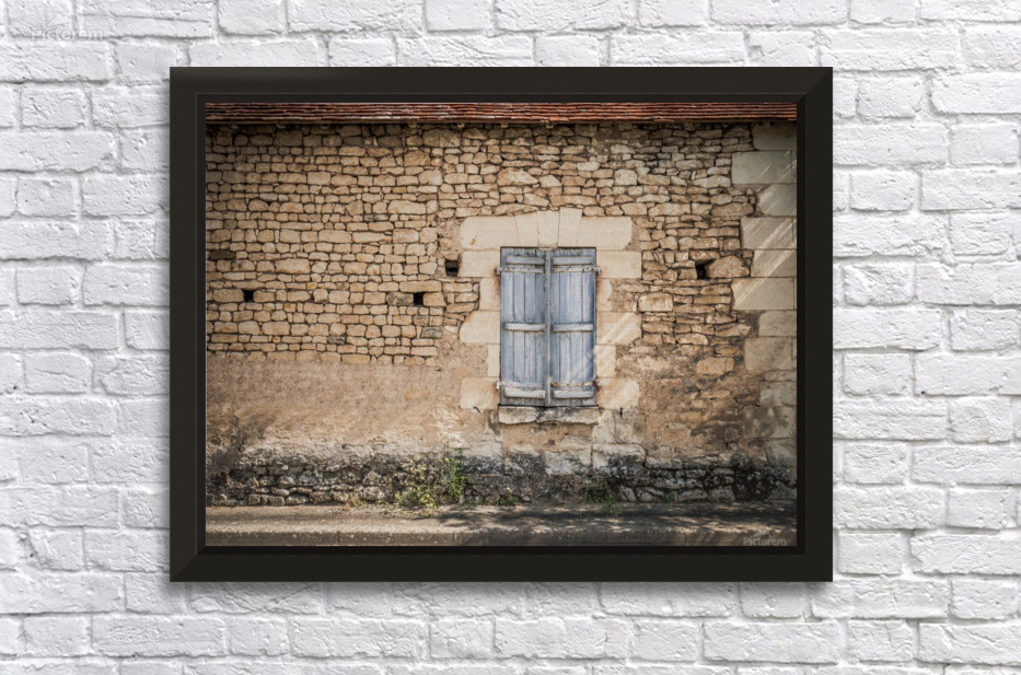 Old Wall With Window Frame In France Art By Dominic Canvas