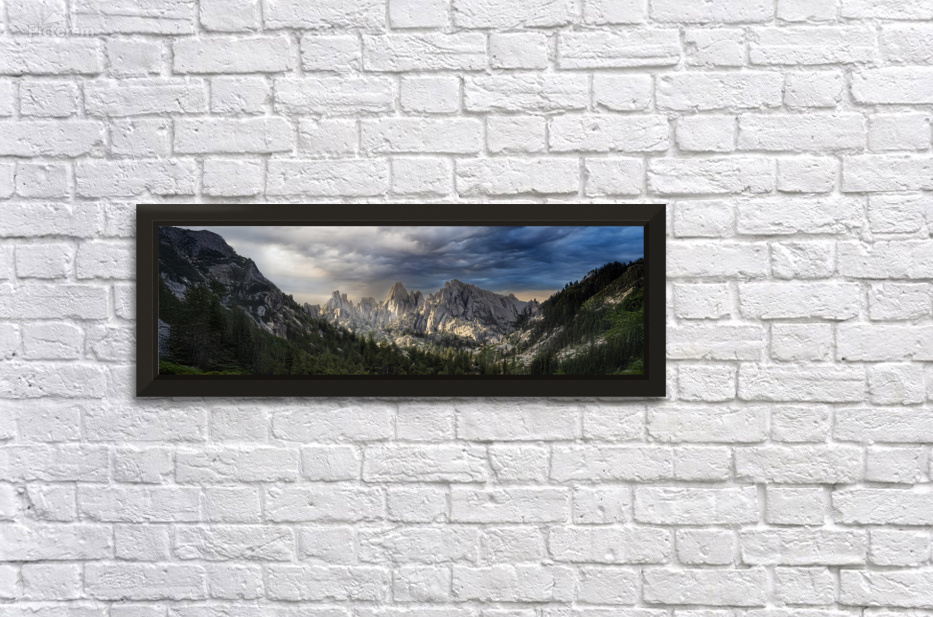 Castle Crags Incoming Storm by Frank Wilson