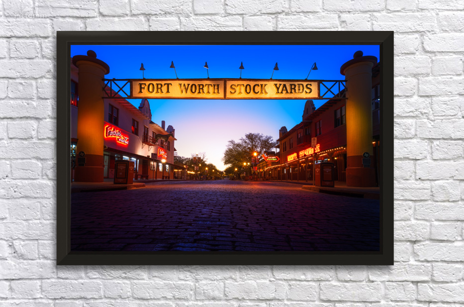 Morning at the Fort Worth Stockyards by Andy Crawford