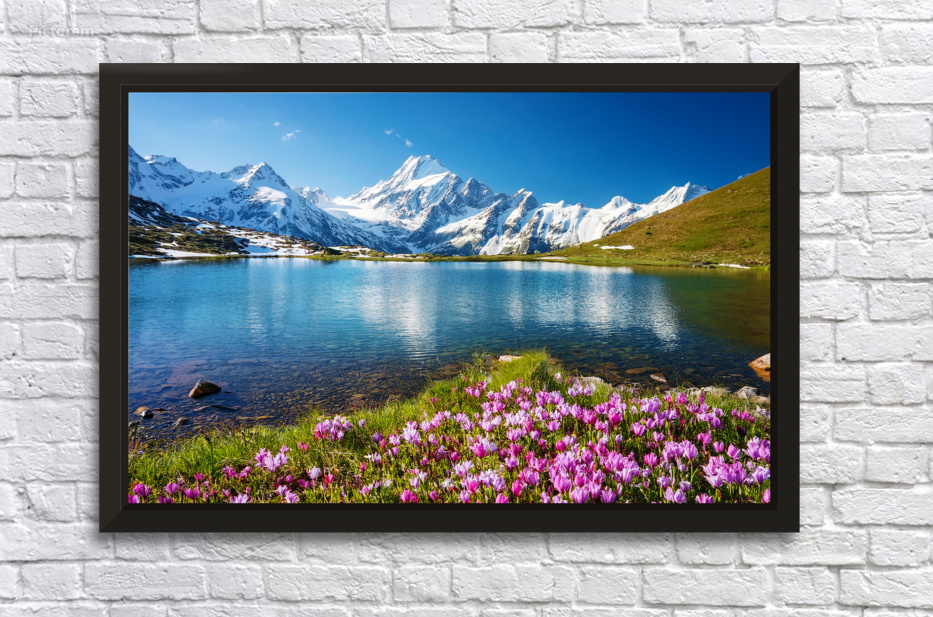 Lac de montagne au printemps by Photo Max