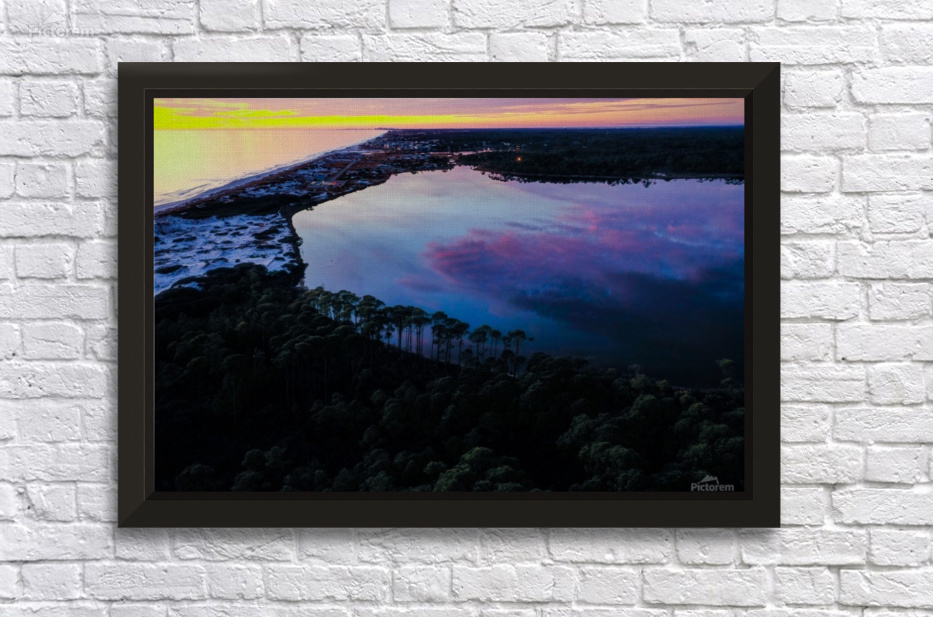 30a Trees Western Lake Destin30a Drone Canvas