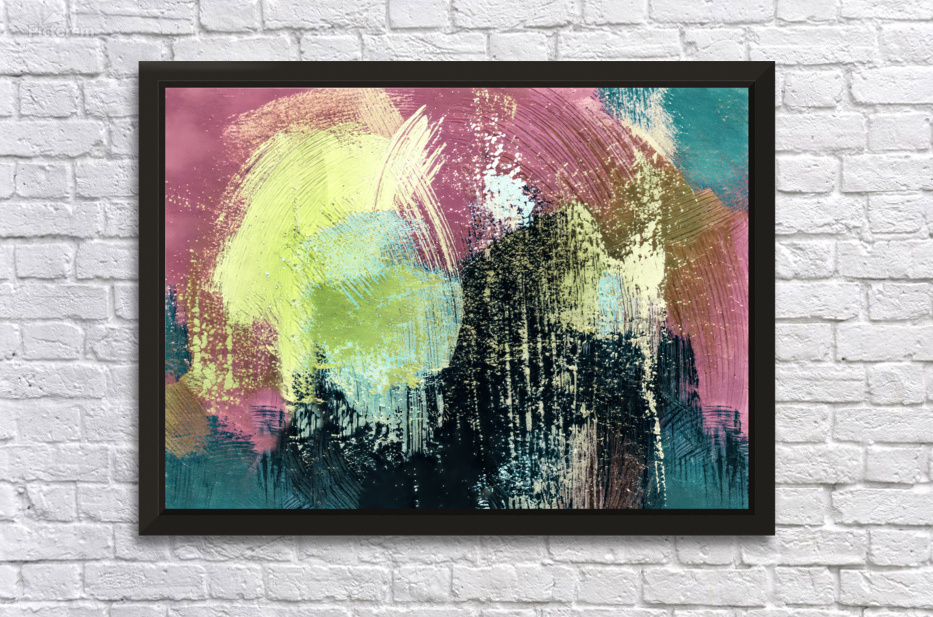 Abstract Brushes with Black by Thea Menagh