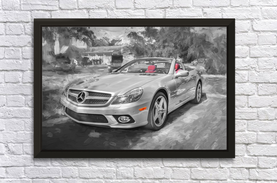 2009 Silver Mercedes Benz SL 550 Silver Arrow X1 7 by Rich Franco