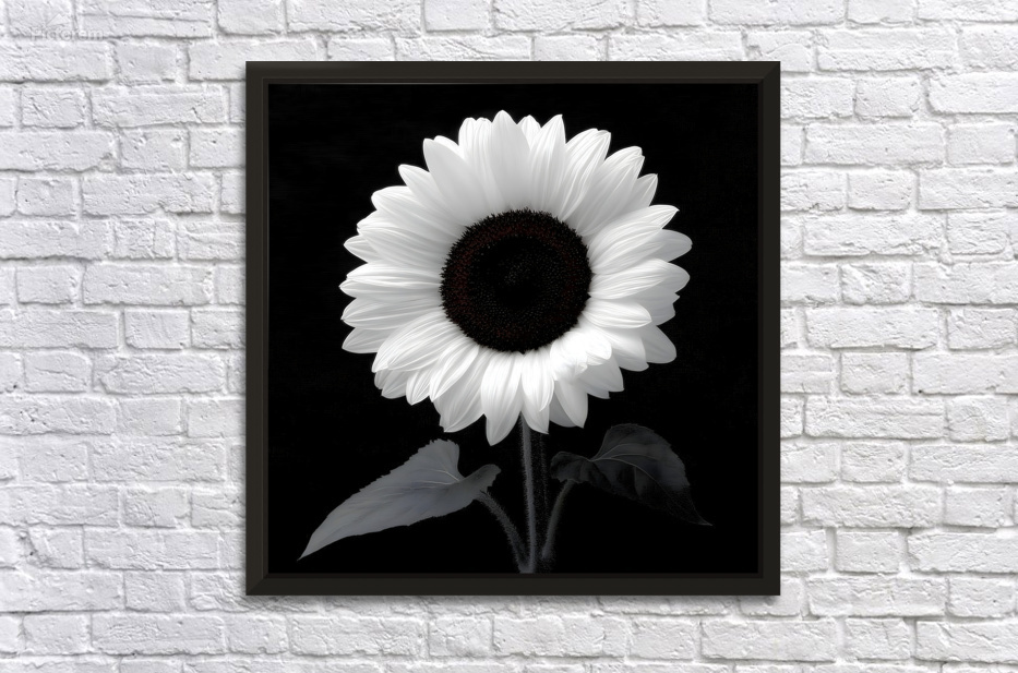 Sunflower Selfie 24 - Sunflower Portrait Art Prints by Savage Art Prints