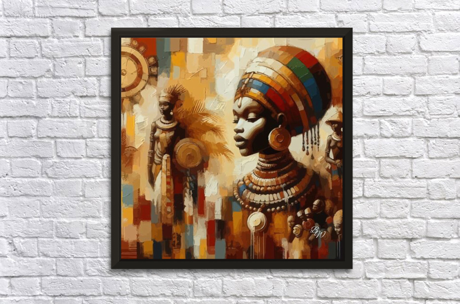 Native African Woman In Traditional Wear 2  by Billy Wayne