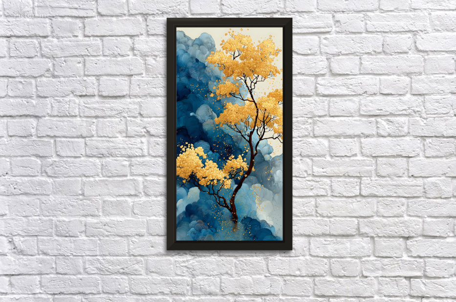 Kin No Ki 金の木 - Tree Of Gold - Japanese Nature Art Prints by Savage Art Prints