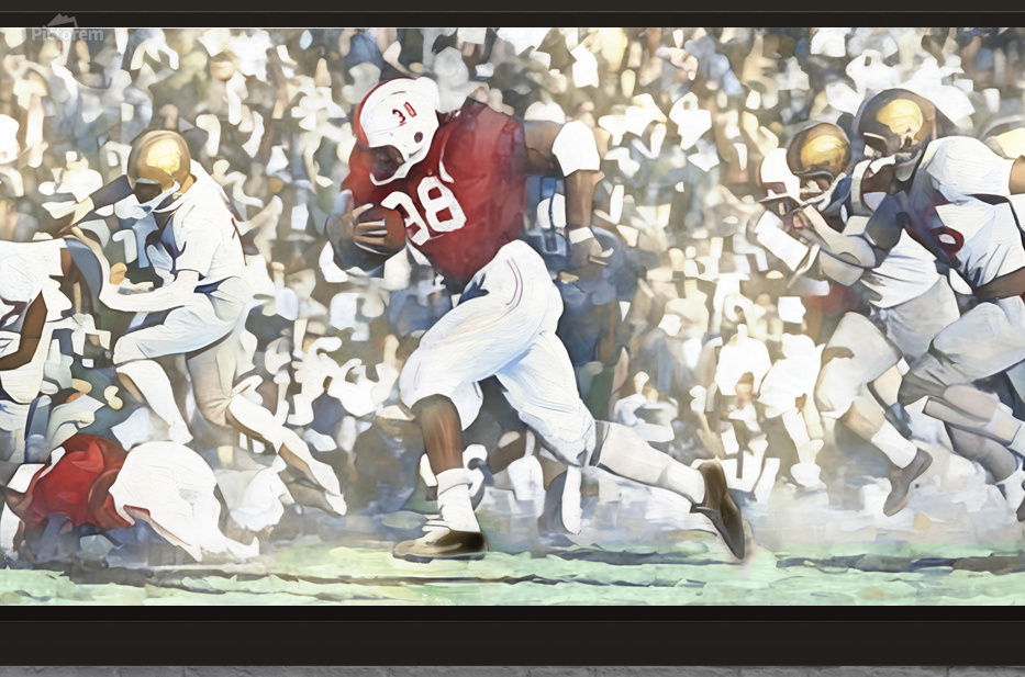 Prentice Gautt Oklahoma Sooner Touchdown Run by Row One Brand