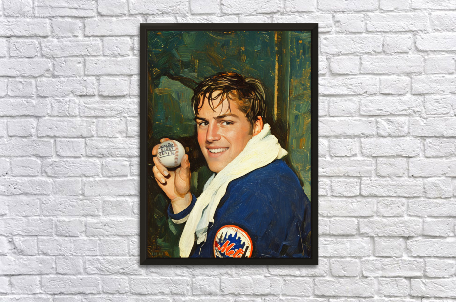 1971 Tom Seaver Art Print - Vintage Mets Baseball Decor | Row One Brand by Row One Brand