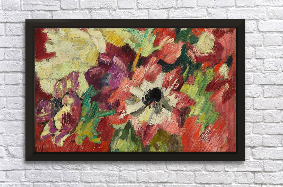 1935 Flowers in Vase Remix by Row One Brand