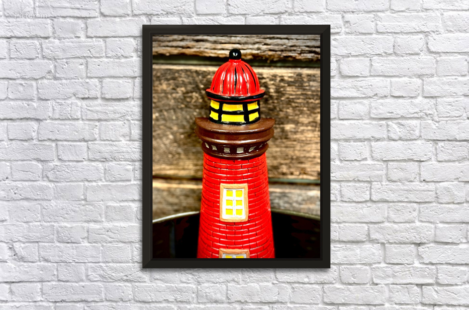 Red Lighthouse Model Ornament by Bill Swartwout Photography