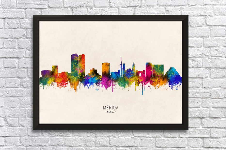 Merida Mexico Skyline Beige by Towseef Dar