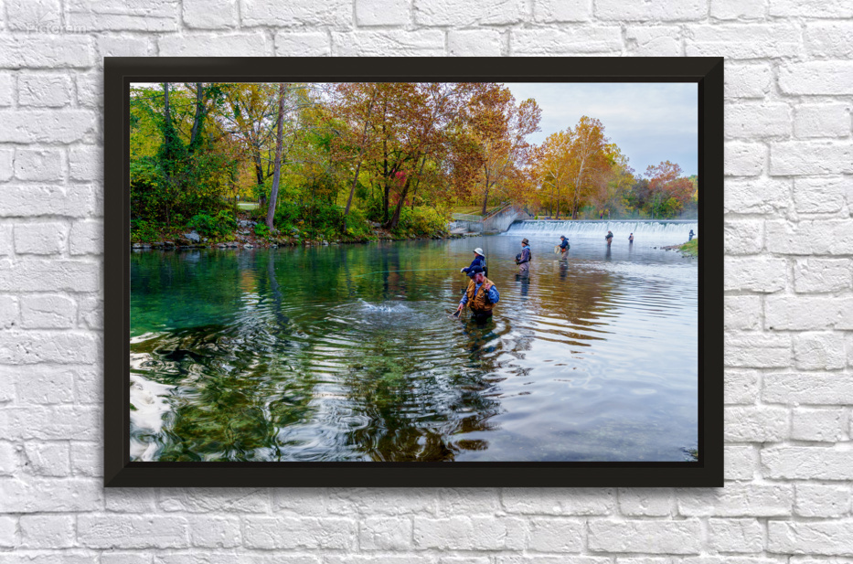 Trout Catch At Bennett Spring by Jennifer White