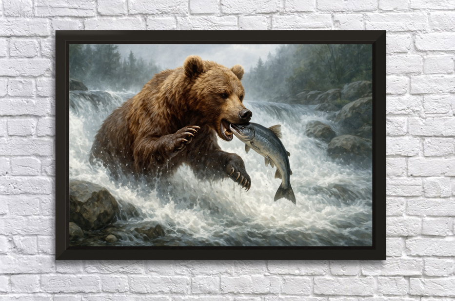 Hunter of the Rapids   GIA2501 06238 OIL by JordiCarrio