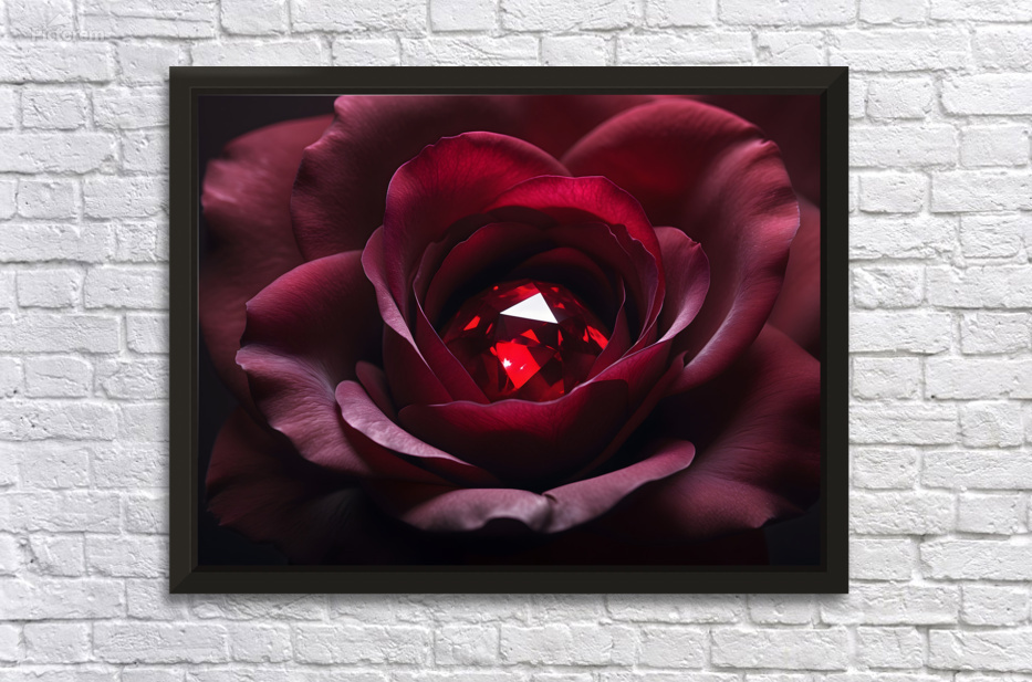 Satinheart Rouge – Velvet Bloom with Ruby Light by Manuela Dekkers