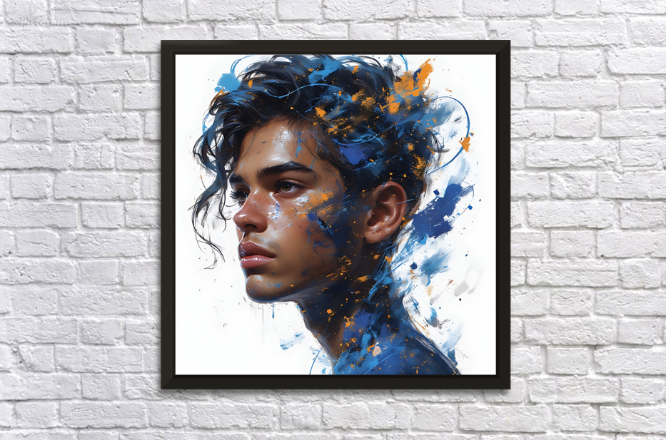 Contemplation in a Storm of Color by Lingua Bridge