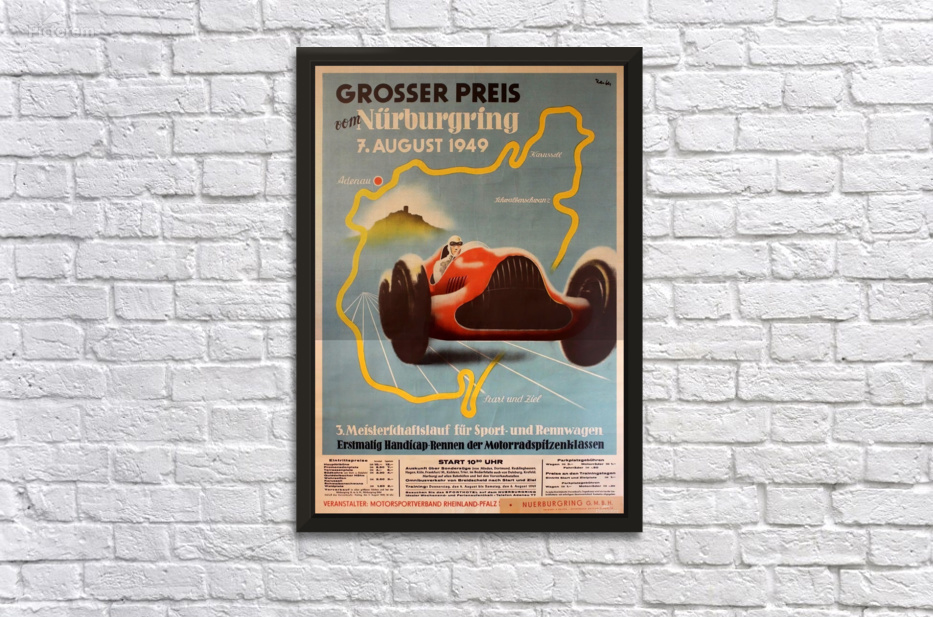 1949 Wood Frame Vintage Poster ポスター 1949 Wood Frame Vintage Poster ポスター アート用品