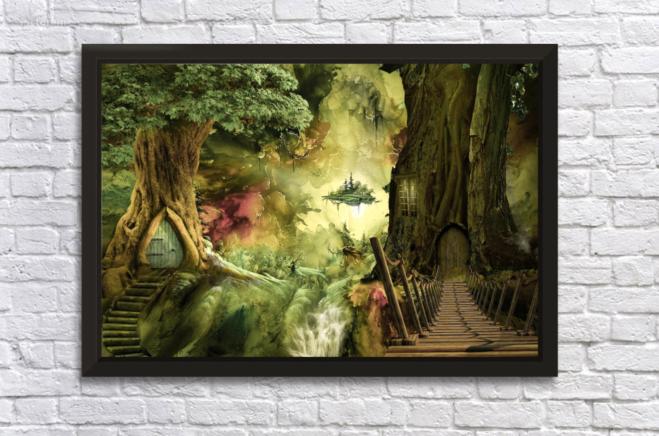 Enchanted Forest by Angel Photo Art Wall Art