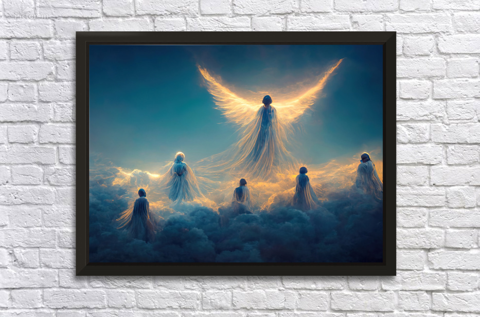 『A Holy Night of Angels.*』シーグラスアート A Holy Night of Angels.*』シーグラスアート A Holy Night of