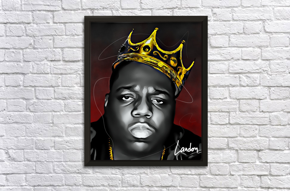 NOTORIOUS BIG by Landon Wall Art
