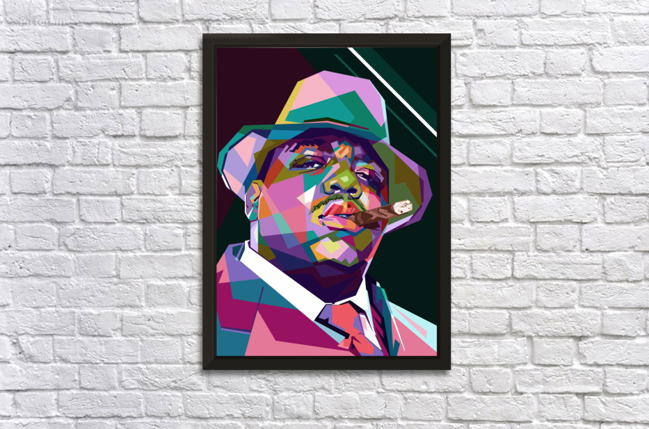新品A2サイズアートnotoriousB.I.Gインクジェットプリント Biggie smalls the notorious b.i.g. ヒップホップ音楽