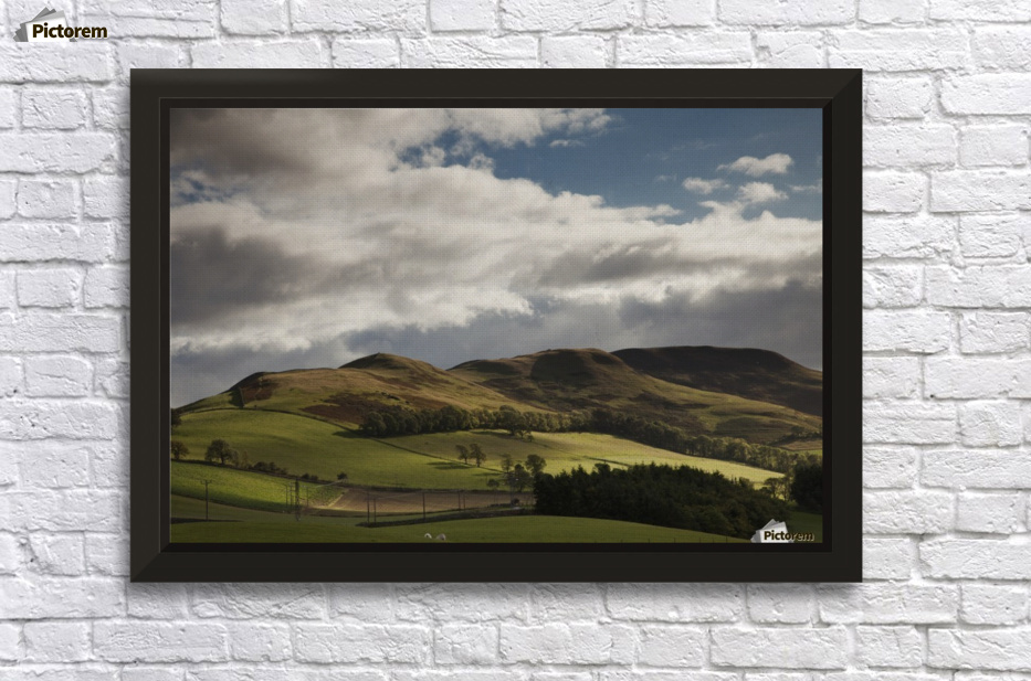 a landscape with rolling