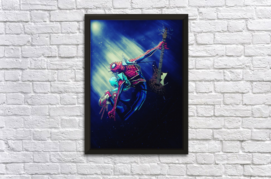 Spider Punk Hobart Brown by Gunawan Rb Wall Art