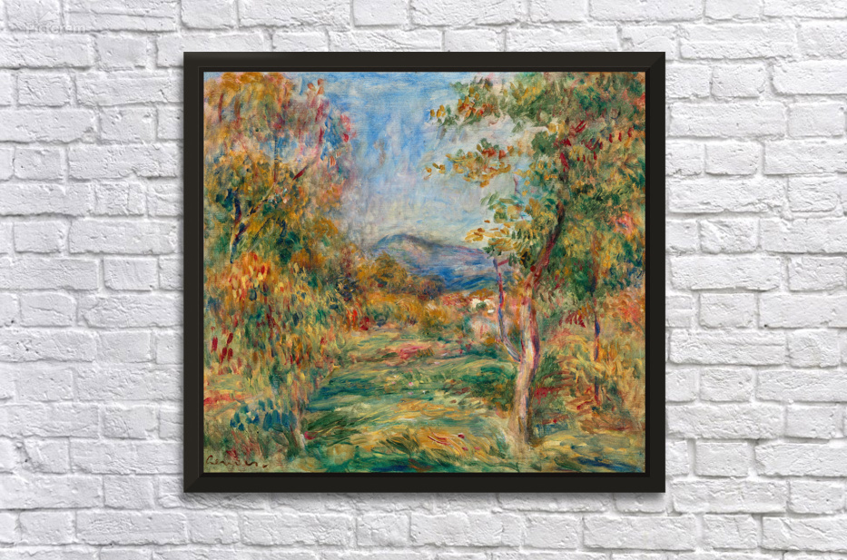 Pierre Auguste Renoir 1841 1919 Paysage de Cagnes 1910 by