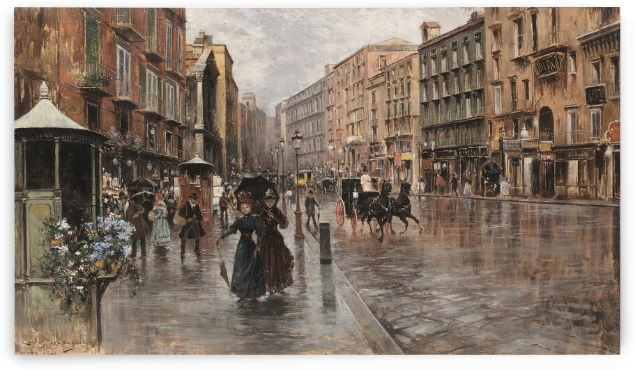 Napoli, Via Toledo by Carlo Brancaccio