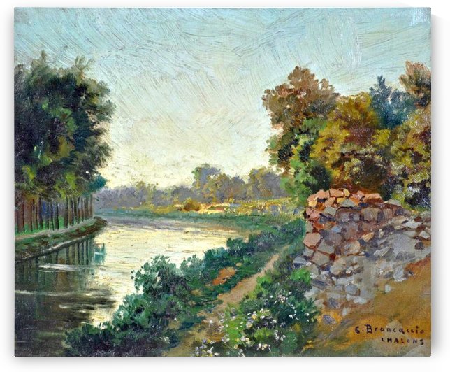 Canale a Saint Martin a Chalons by Carlo Brancaccio