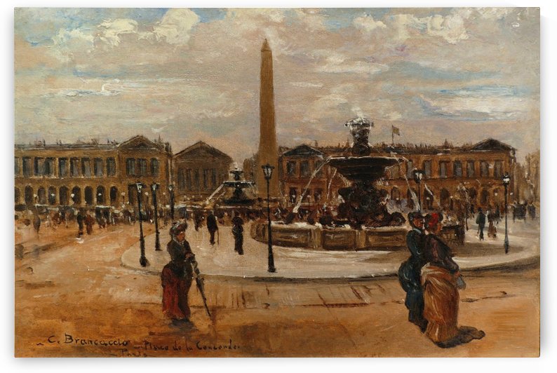 Place of the Concorde animated by Carlo Brancaccio