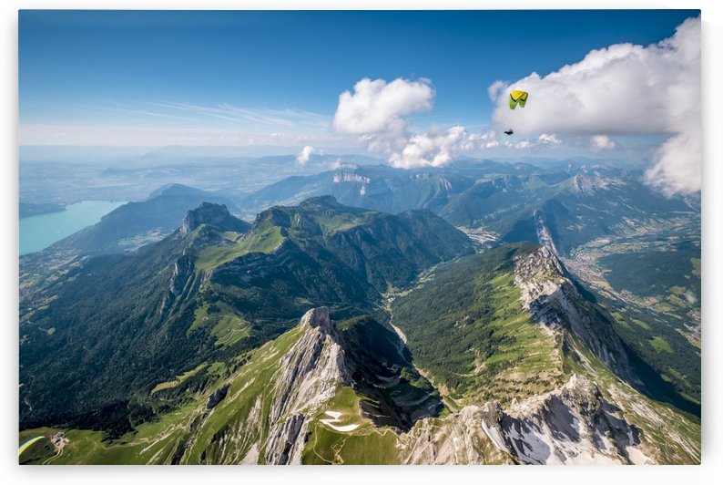 Flying above La Tournette with Francis Boehm 