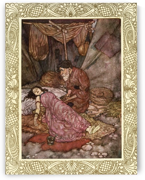 And that inverted Bowl we call The Sky, Whereunder crawling coop'd we live and die, Lift not your hands to It for help - for It As impotently rolls as you or I. Illustration by Edmund Dulac from the Rubaiyat of Omar Khayyam, published 1909. by PacificStock