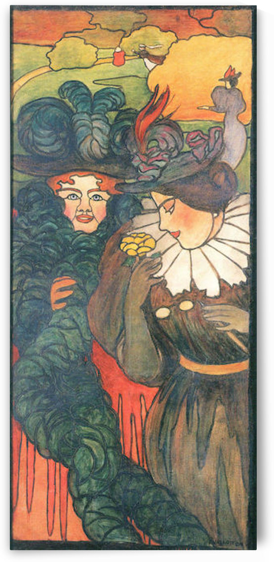 Stained Glass Design by Felix Vallotton