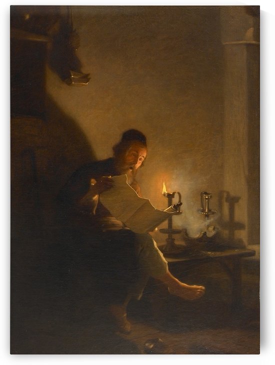 Mordecai, second in power to the king by Jean Jules Antoine Lecomte du Nouy